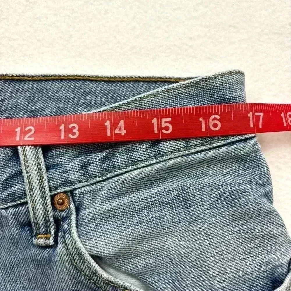 Vintage‎ Levi’s 505 Retro Med Wash Faded Slim Straight Mens Jeans Size 34/32
